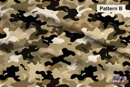 Digital Camo Set 1. Choose your patterns so you can disappear! Pattern B Shown. Shop now at American Fabric Prints.