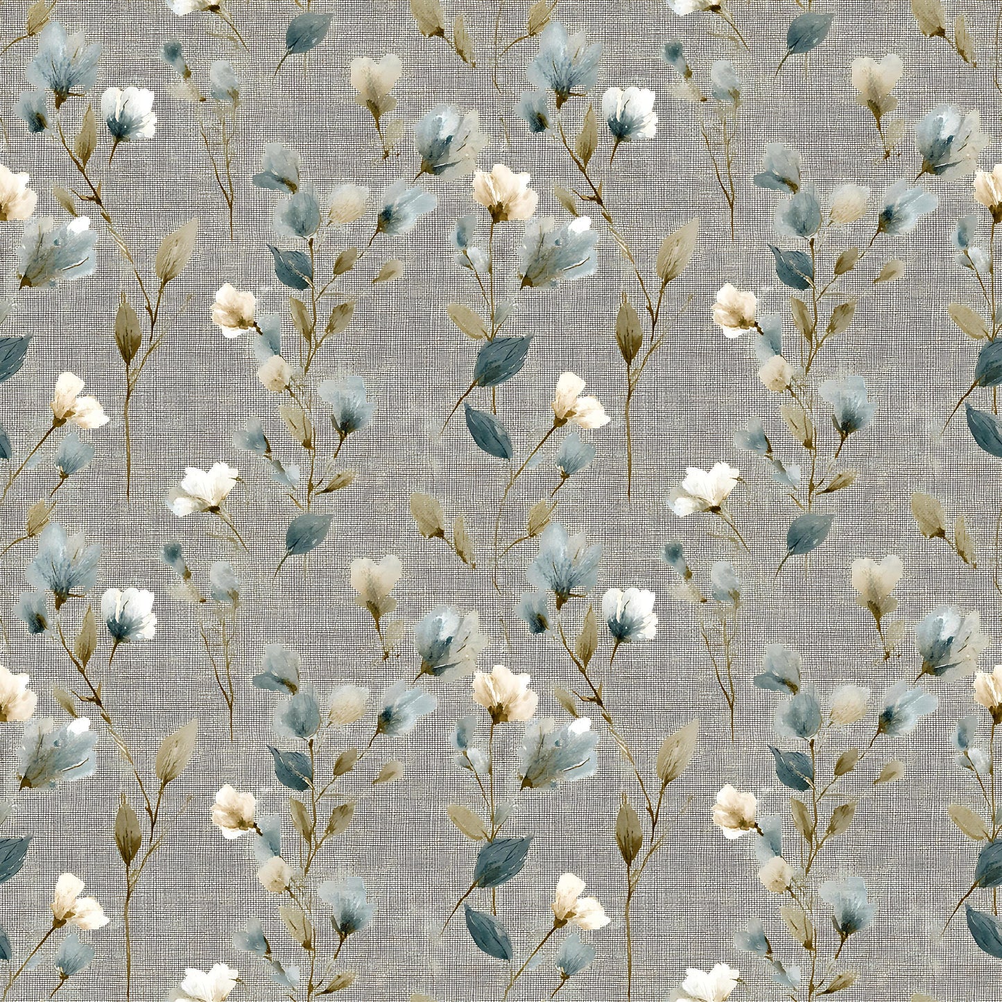 Textured Country Floral Fabric - Shop now at American Fabric Prints