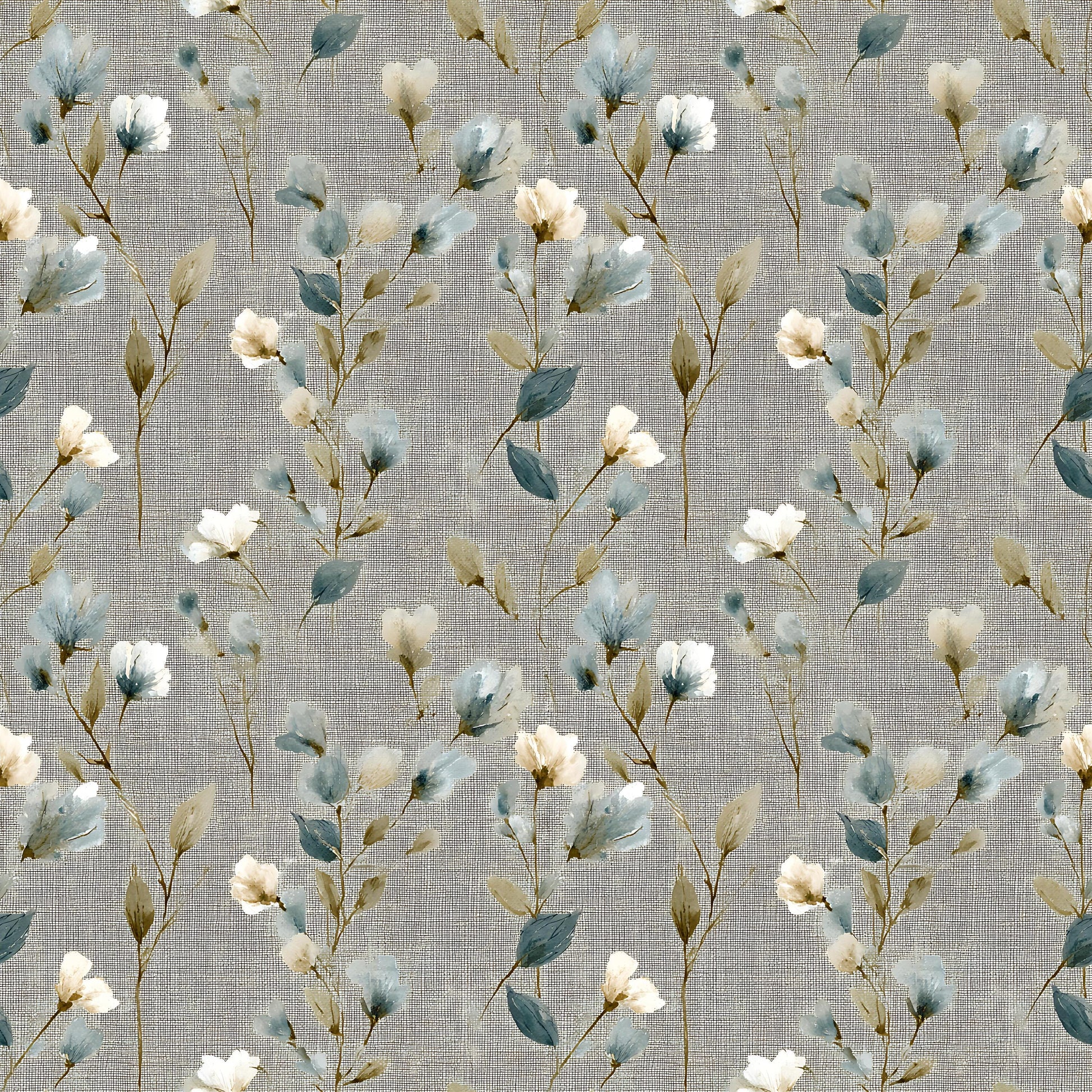 Textured Country Floral Fabric - Shop now at American Fabric Prints