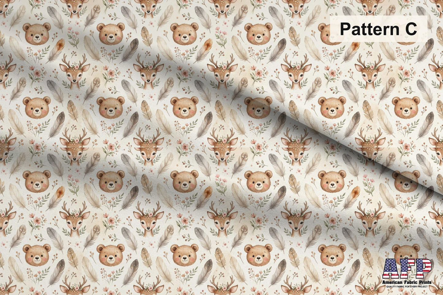 Woodland Girl 3 Fabric Bundle Set - Shop now at American Fabric Prints