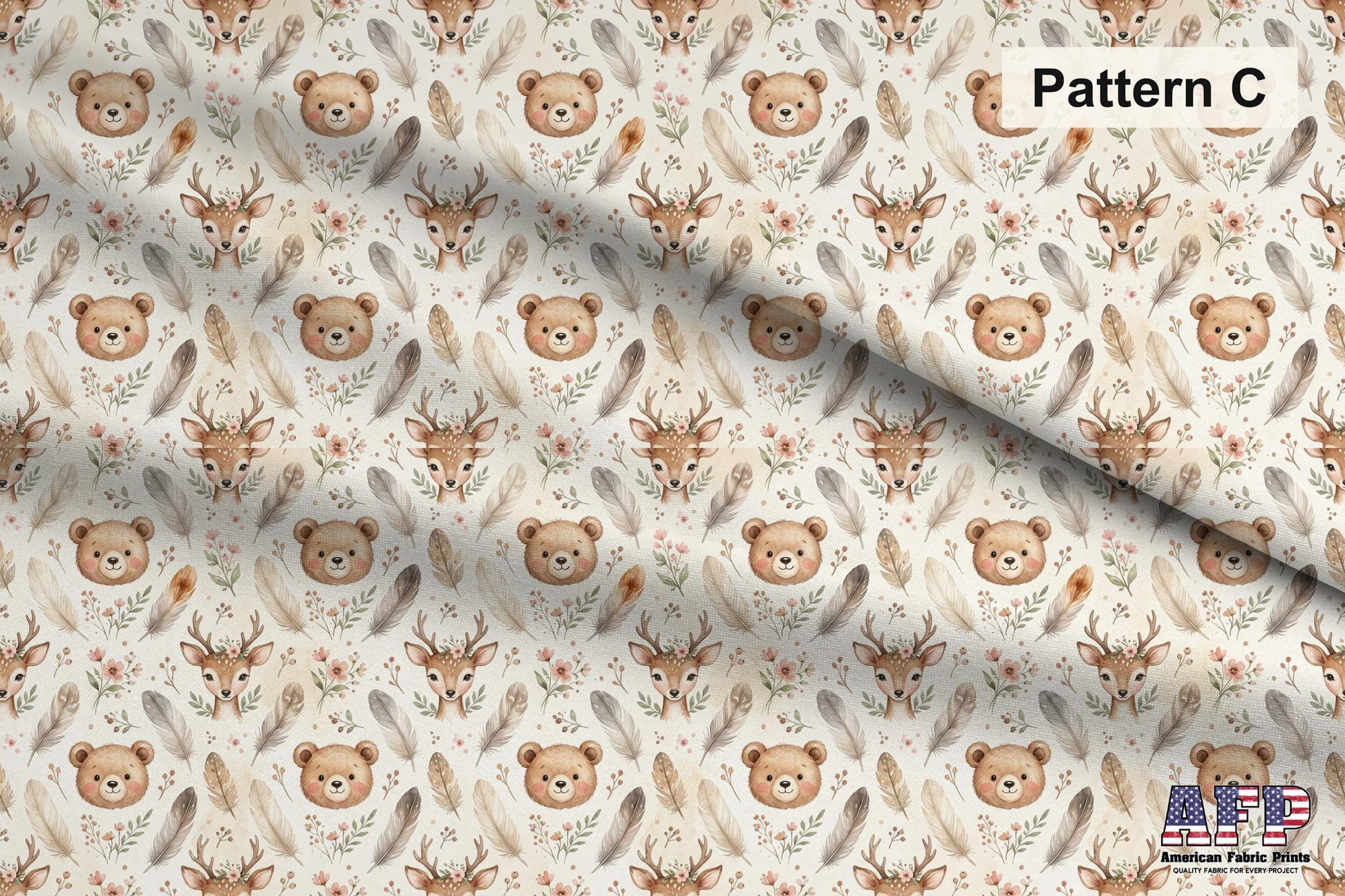 Woodland Girl 3 Fabric Bundle Set - Shop now at American Fabric Prints