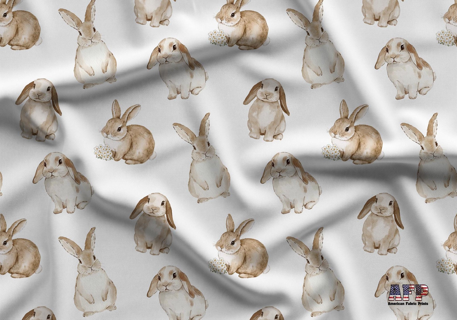 Sweet Bunnies Fabric - Shop now at American Fabric Prints