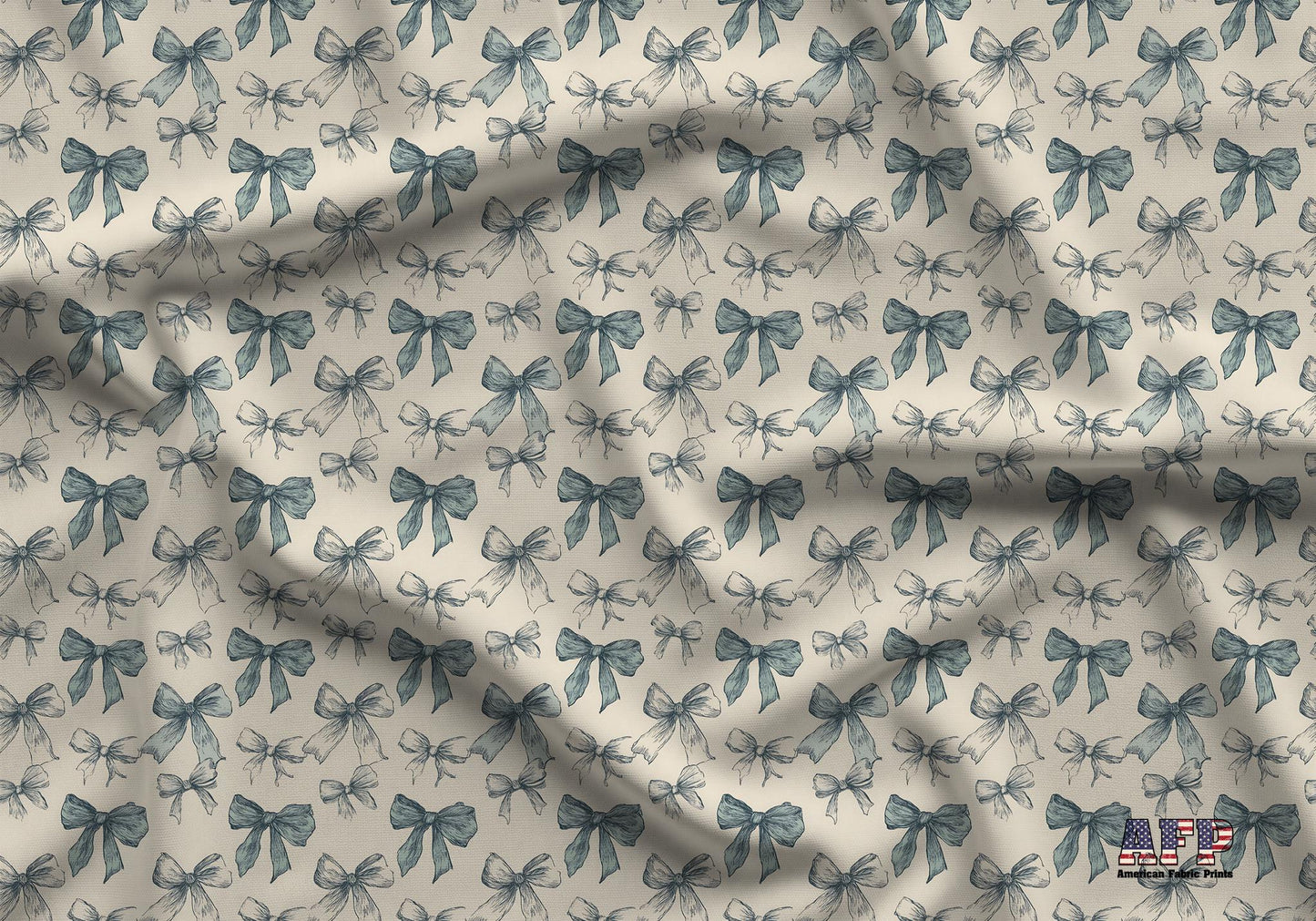 Grandmillenial Bows Fabric - Shop now at American Fabric Prints