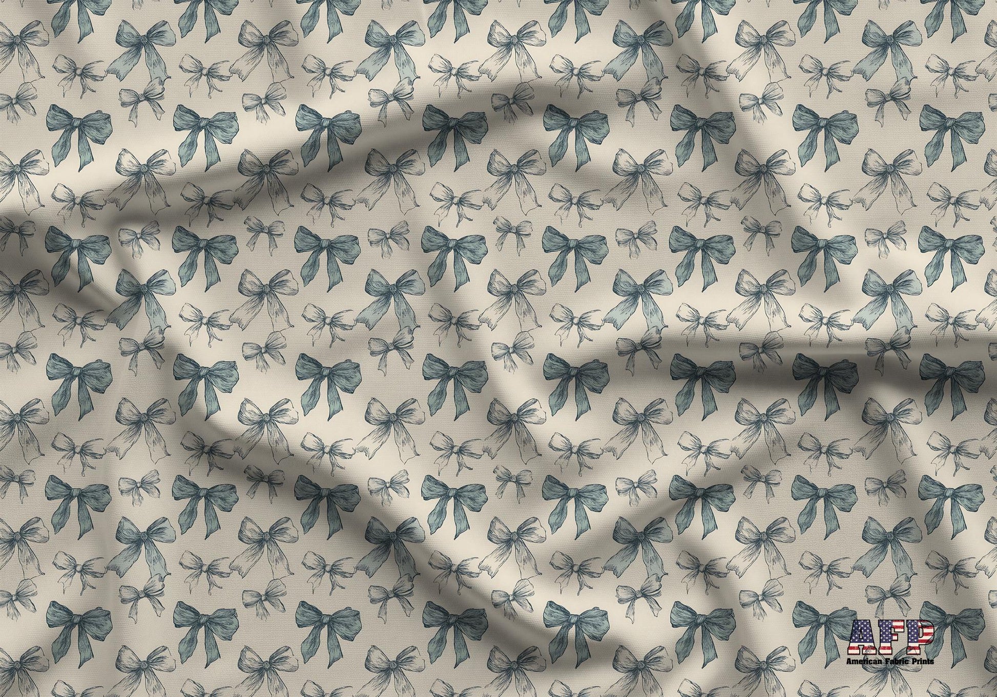 Grandmillenial Bows Fabric - Shop now at American Fabric Prints