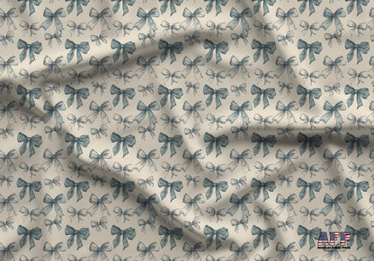 Grandmillenial Bows Fabric - Shop now at American Fabric Prints