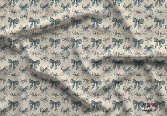 Grandmillenial Bows Fabric - Shop now at American Fabric Prints