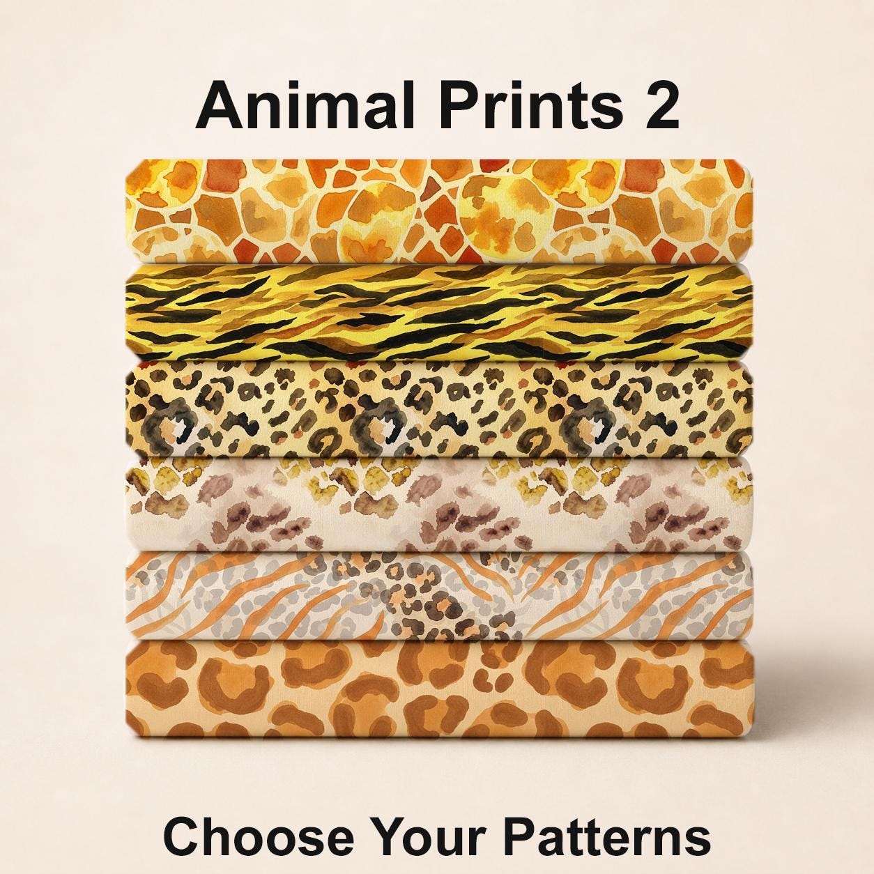 Animal Prints 2 Fabric Bundle Set - Shop now at American Fabric Prints