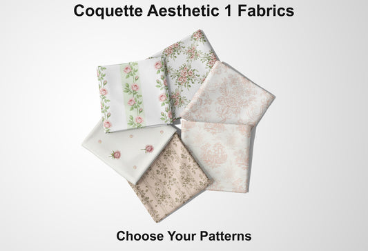 Coquette Aesthetic Fabric Bundle. Shop now at American Fabric Prints.