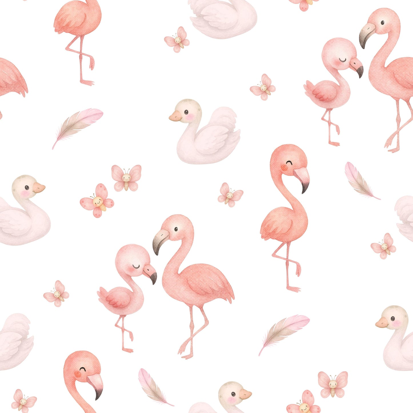 Pink Flamingo Fabric - Shop now at American Fabric Prints