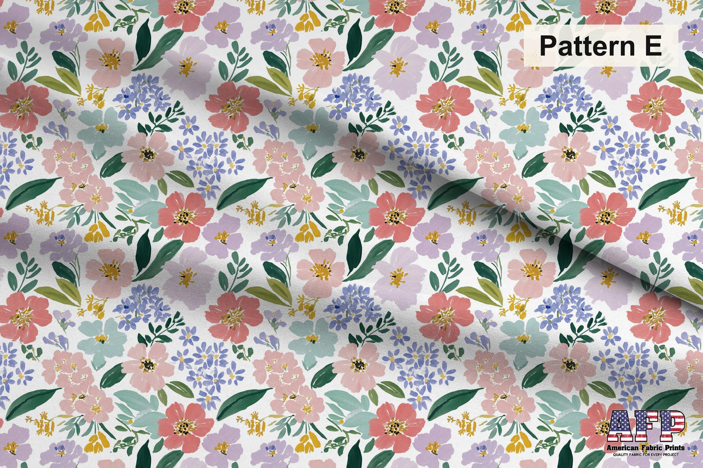 Boho Florals Fabric Bundle. Choose your Patterns. Pattern E. Shop now at American Fabric Prints.