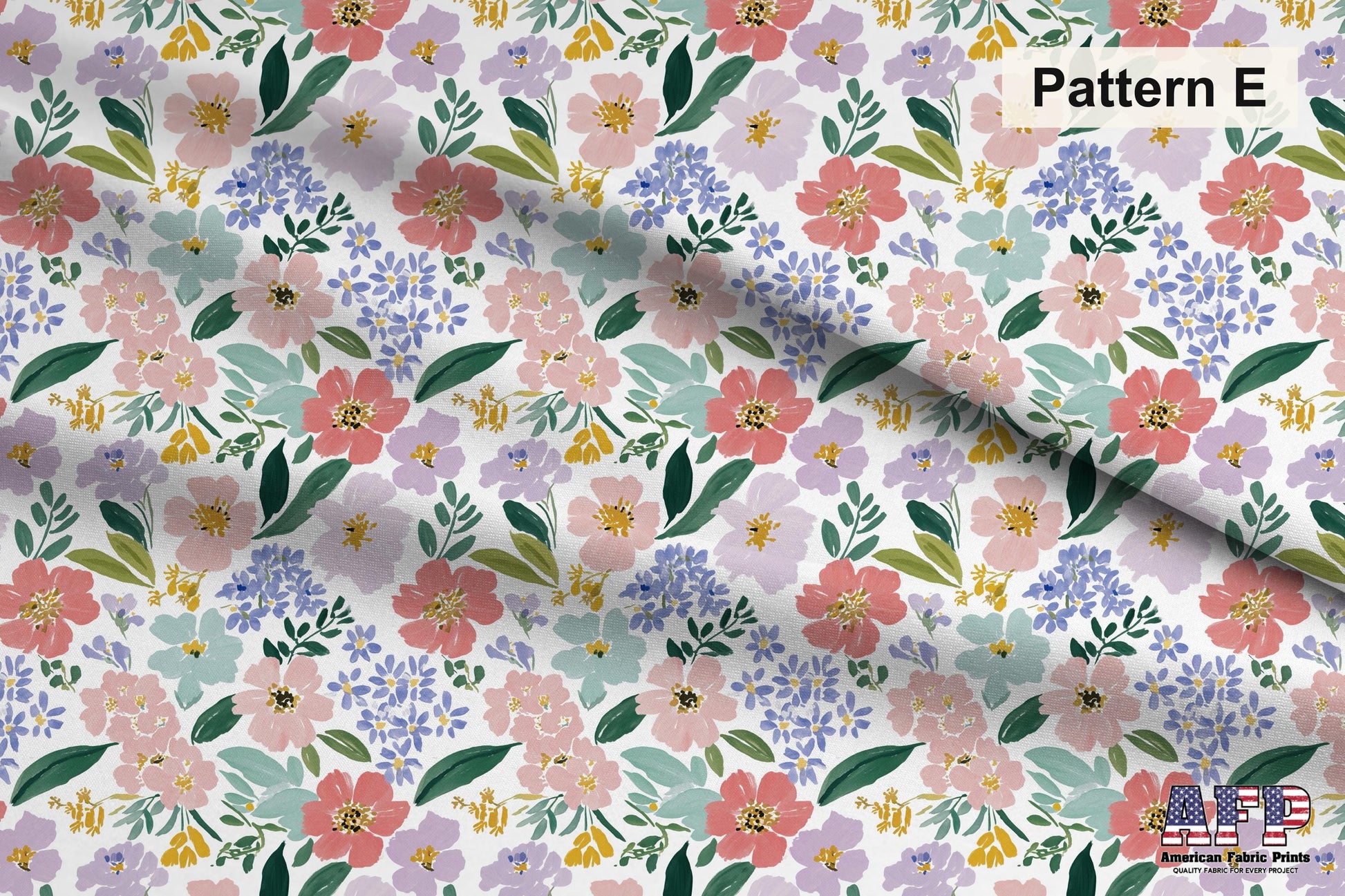 Boho Florals Fabric Bundle. Choose your Patterns. Pattern E. Shop now at American Fabric Prints.