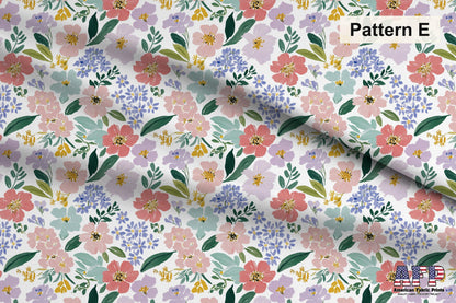 Boho Florals Fabric Bundle. Choose your Patterns. Pattern E. Shop now at American Fabric Prints.
