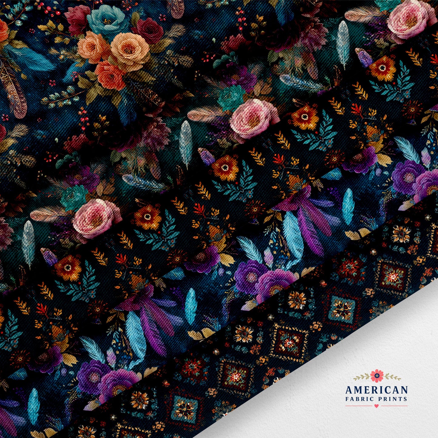 Boho Western Vibes 2 Fabric Bundle Set - Shop now at American Fabric Prints
