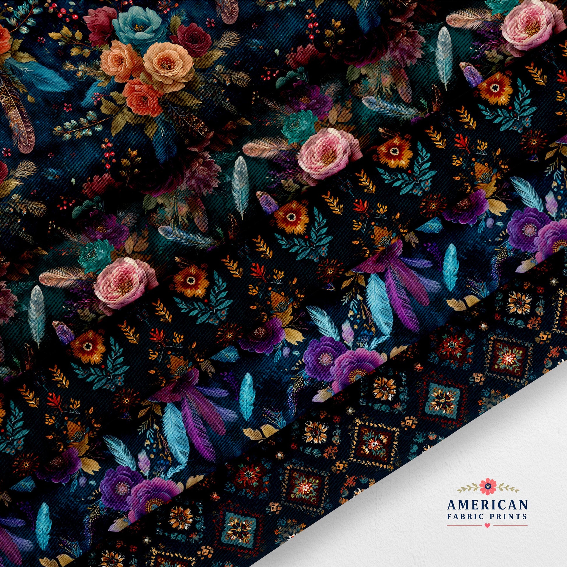 Boho Western Vibes 2 Fabric Bundle Set - Shop now at American Fabric Prints