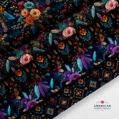 Boho Western Vibes 2 Fabric Bundle Set - Shop now at American Fabric Prints