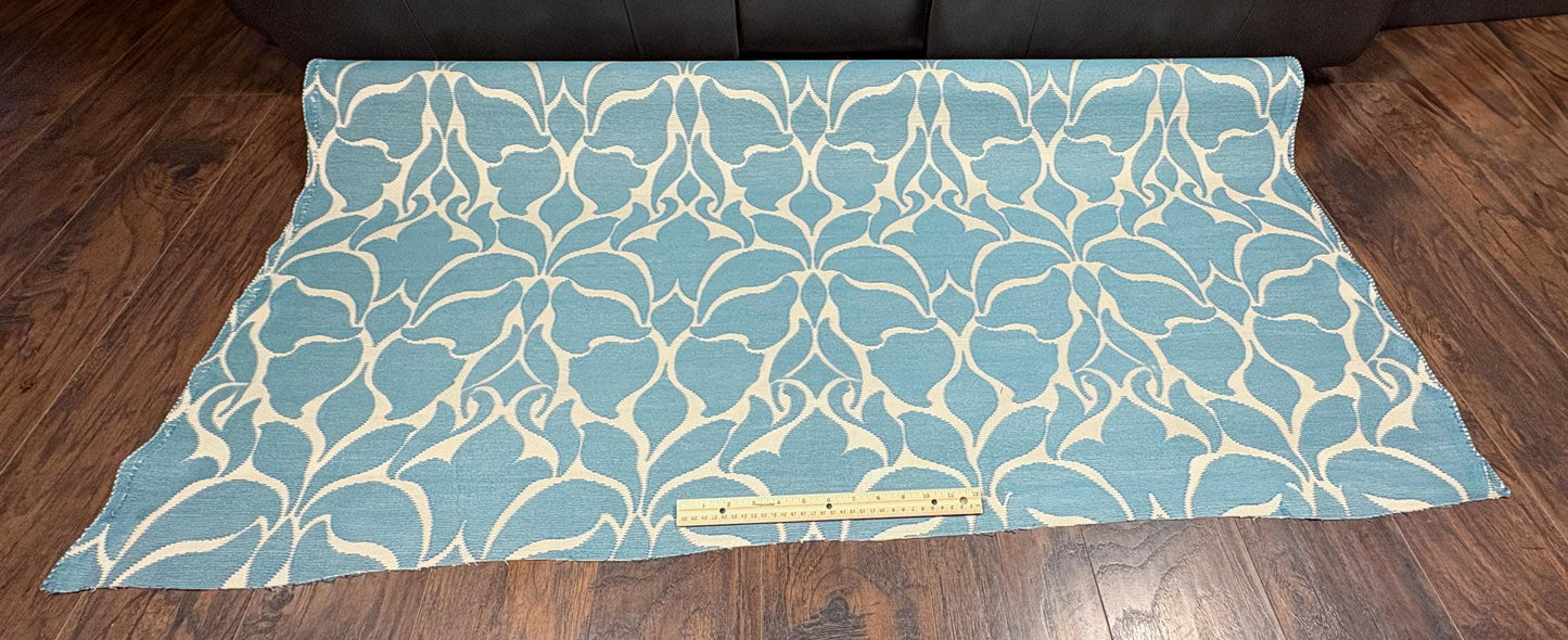 Floral Jacquard Embroidered Fabric, Embroidered Jacquard Luxury Fabric, Premium Upholstery Fabric, Fabric for Upholstery, Home Decor Fabric