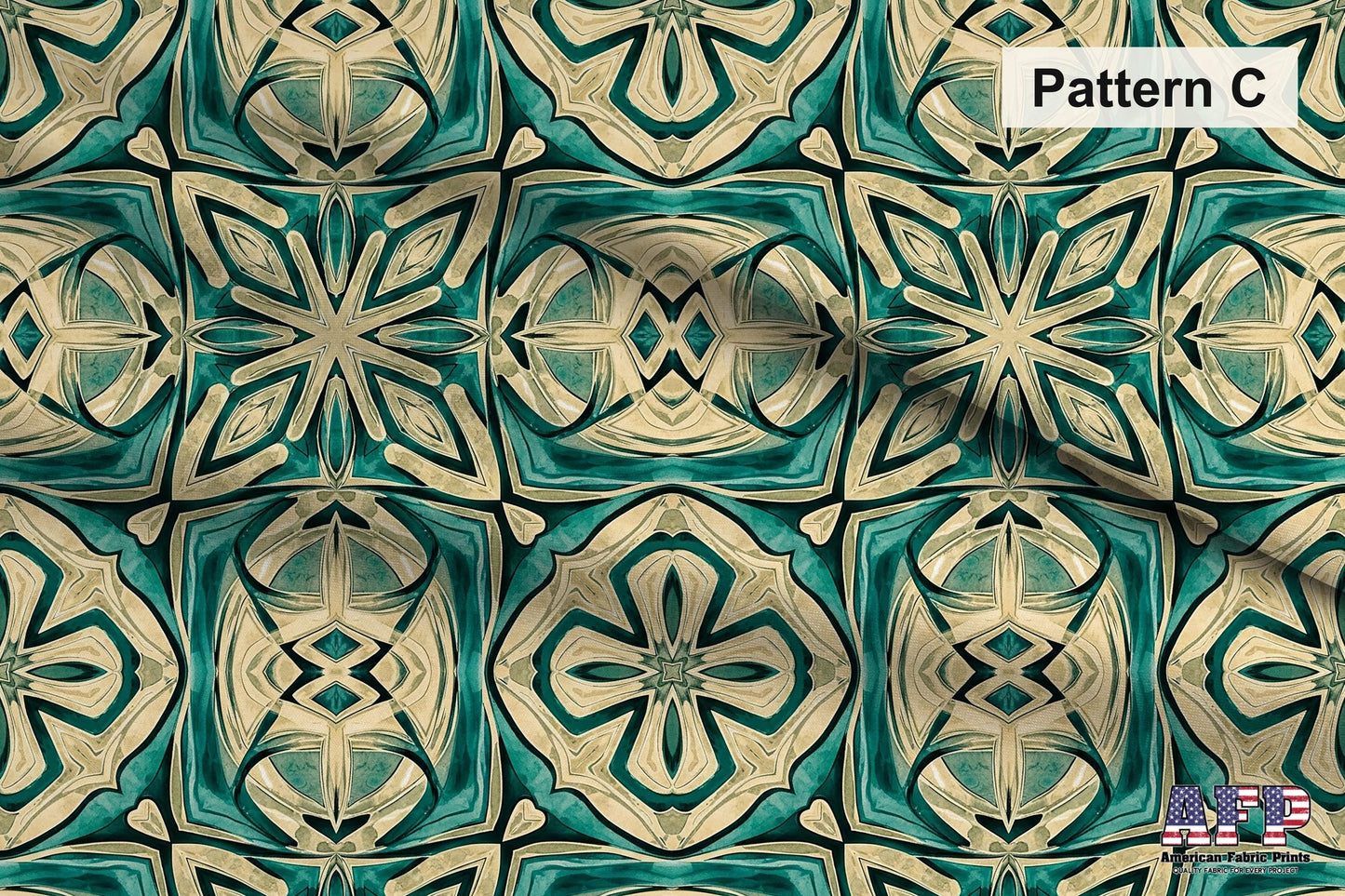 Arabesque Tiles 4 Fabric Bundle Set - Shop now at American Fabric Prints