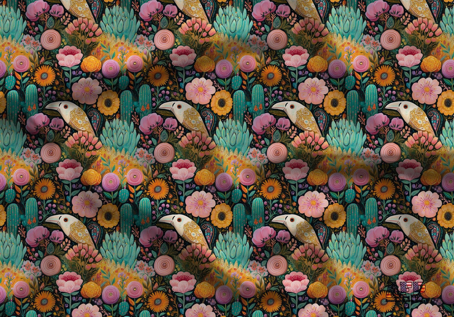 Cowgirl Desert Fabric - Shop now at American Fabric Prints
