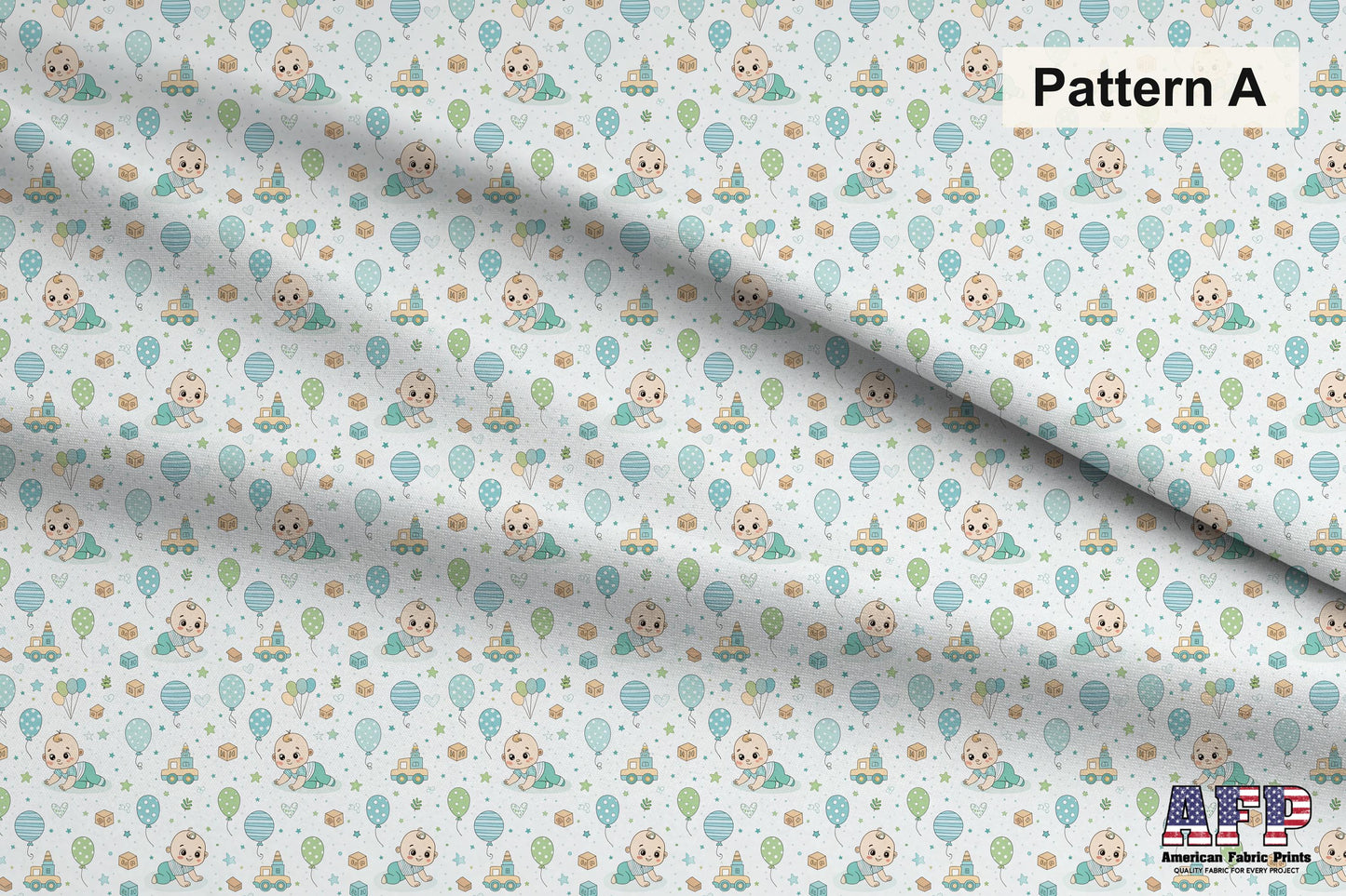 Baby Boy 1 Fabric Collection. Choose Your Patterns. Pattern A Shown. Shop now at American Fabric Prints.