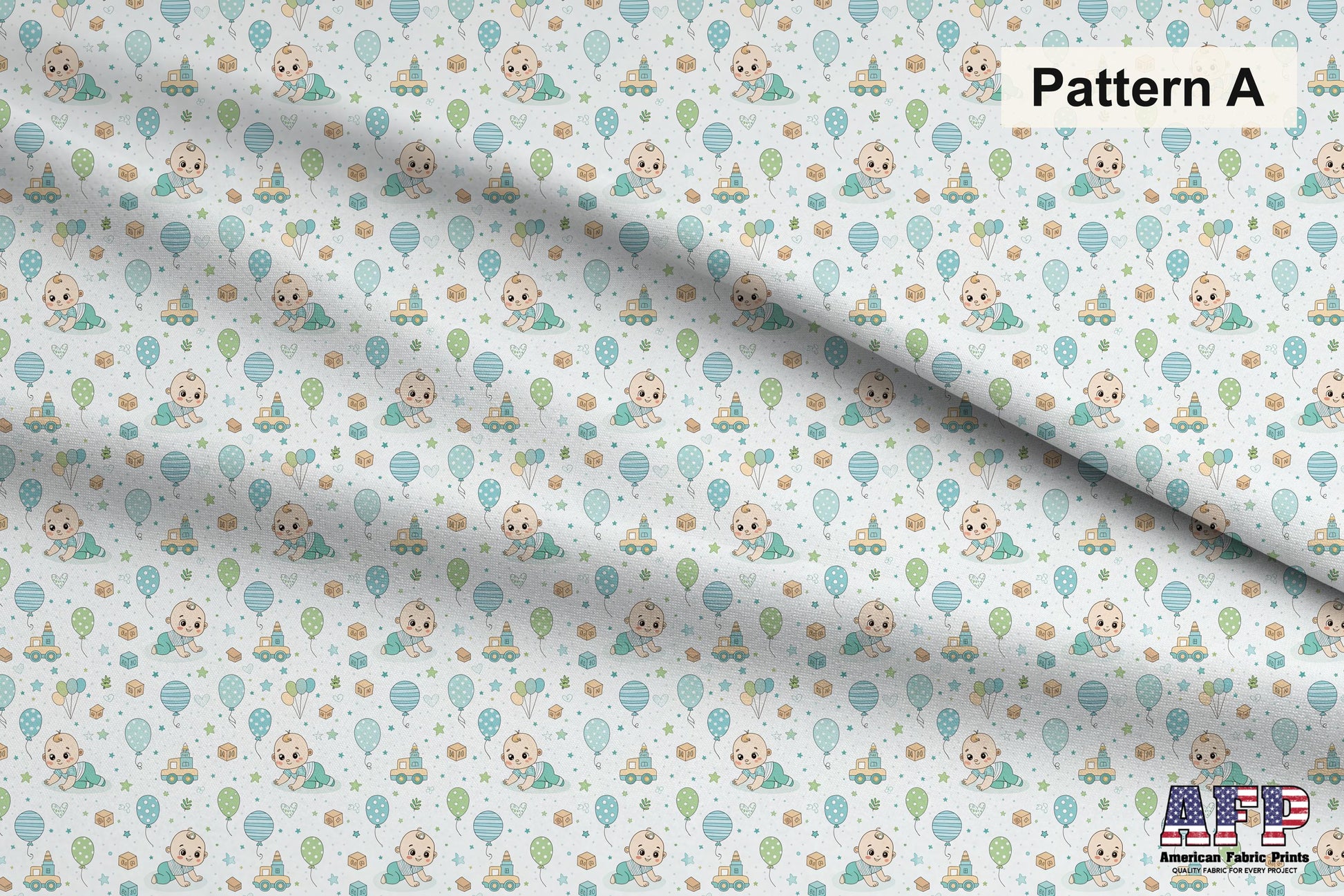 Baby Boy 1 Fabric Collection. Choose Your Patterns. Pattern A Shown. Shop now at American Fabric Prints.