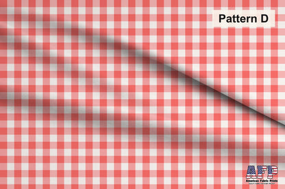 Boho Gingham Fabrics 2. Pattern D. Choose Your Patterns. Shop now at American Fabric Prints.