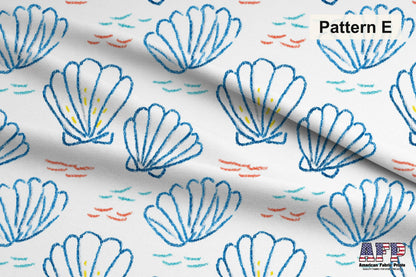 Doodle Coastal Vibes Fabric Bundle Set - Shop now at American Fabric Prints