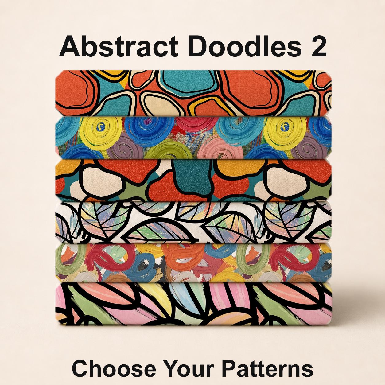 Abstract Doodles 2 Fabric Bundle Set - Shop now at American Fabric Prints