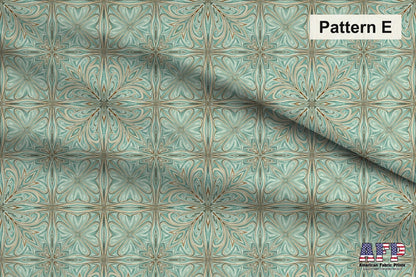 Arabesque Teals 2 Fabric Bundle Set - Shop now at American Fabric Prints