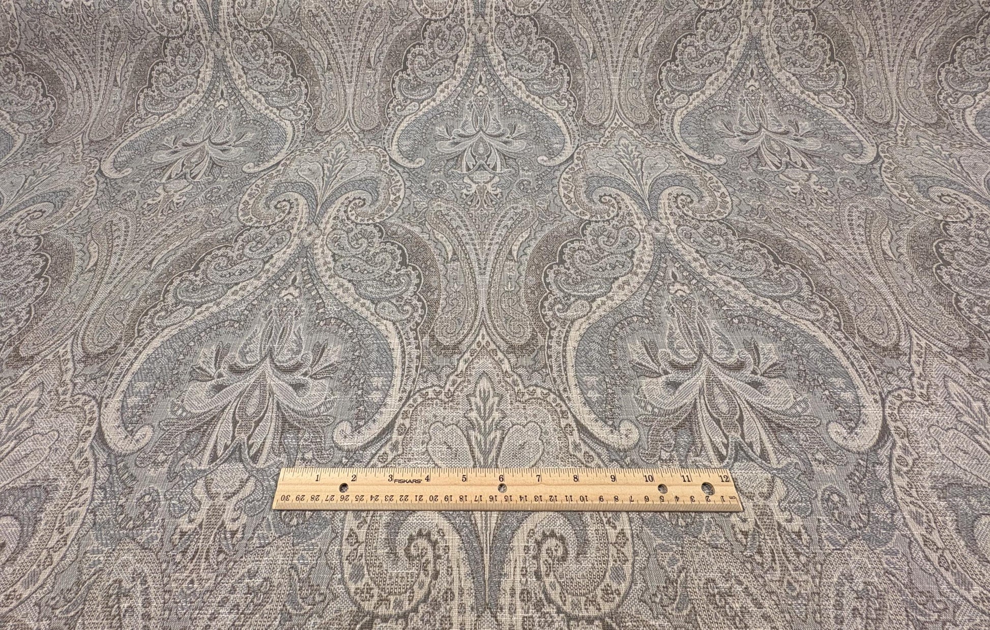 Beautiful Jacquard Paisley Medallion Damask Woven Fabric. Shop now at American Fabric Prints.
