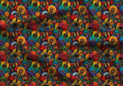 Musical Fiesta Fabric - Shop now at American Fabric Prints