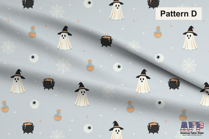 Retro Halloween in Blue 2 Fabric Bundle Set - Shop now at American Fabric Prints