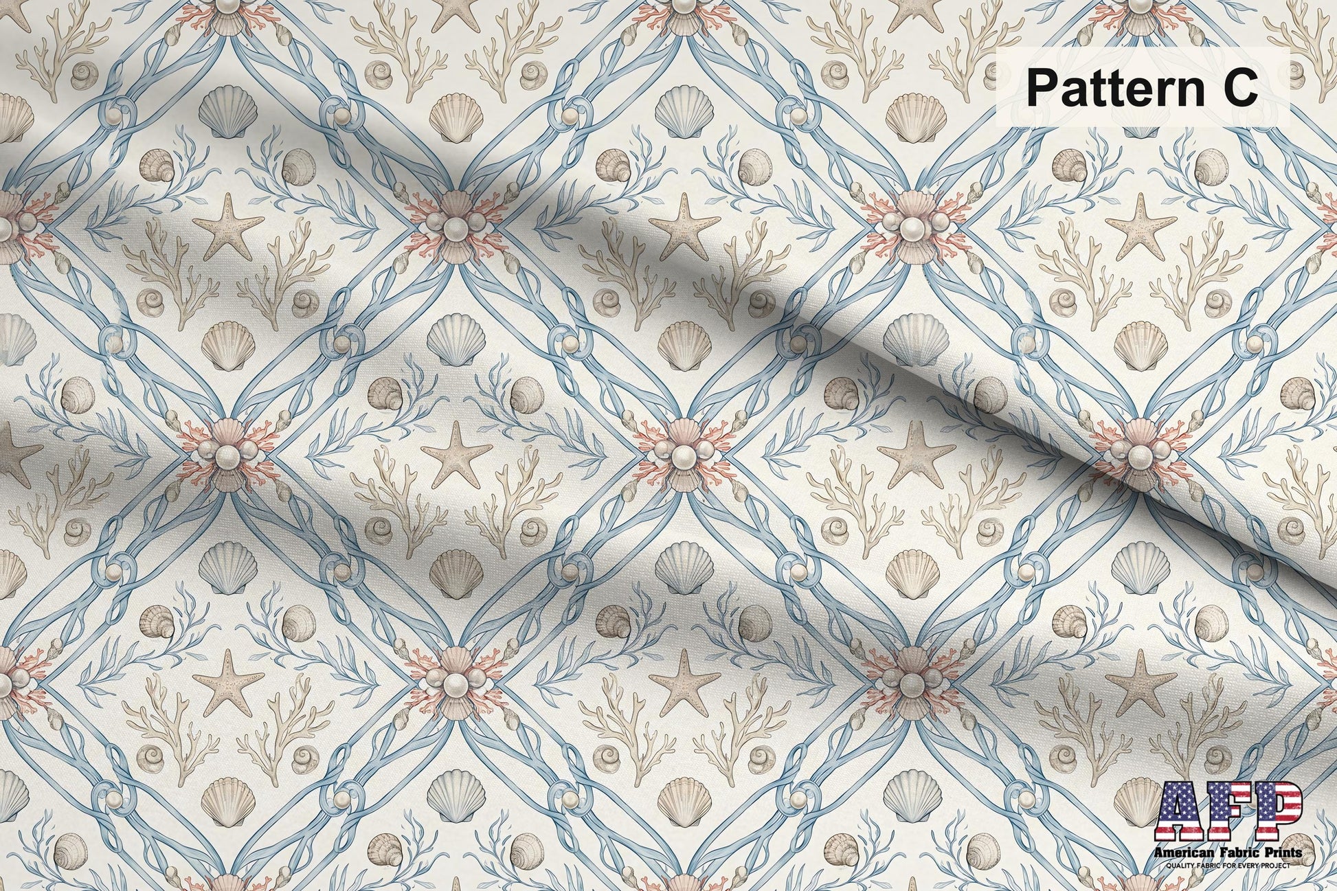 Sea shells Fabric Bundle Set - Shop now at American Fabric Prints