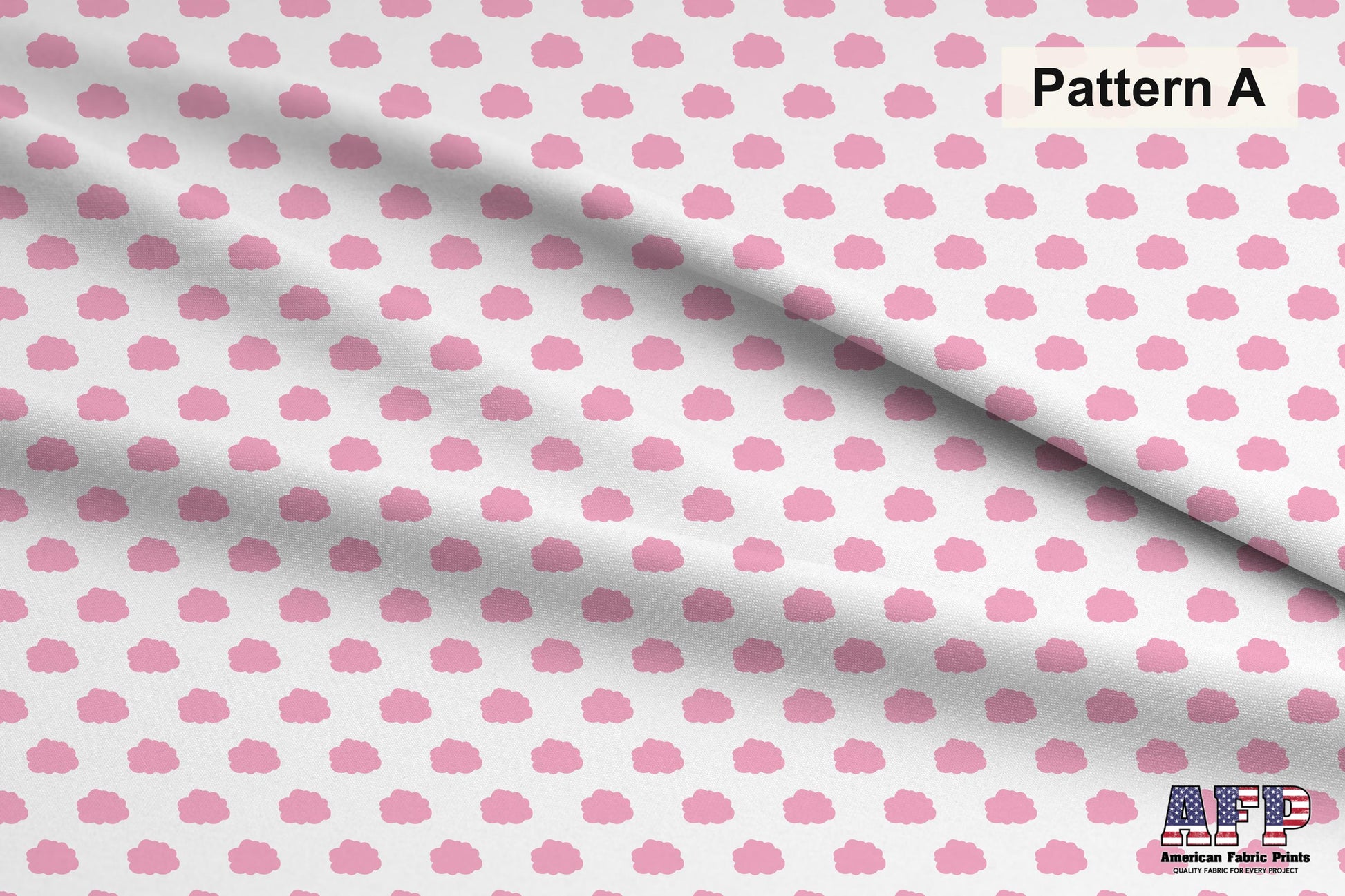 Baby Pink 2 Fabric Collection. Choose Your Patterns or select them all for a coodinated set. Pattern A Shown. Shop now at American Fabric Prints.