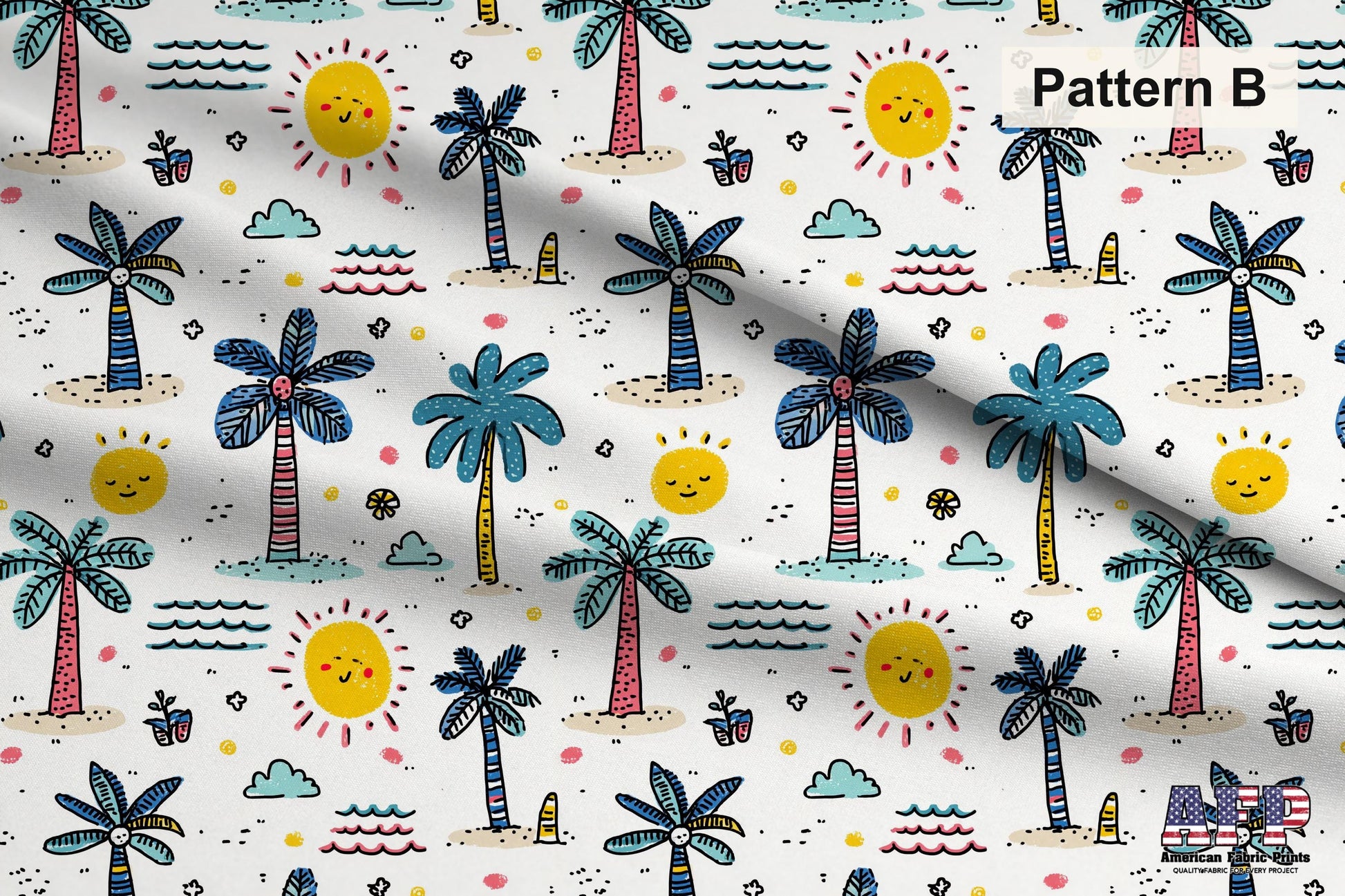 Beach Doodles Fabric Bundle Set - Shop now at American Fabric Prints