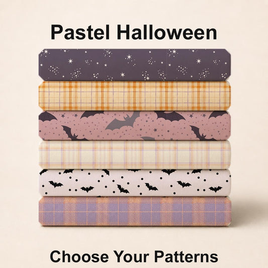 Pastel Halloween Fabric Bundle Set - Shop now at American Fabric Prints