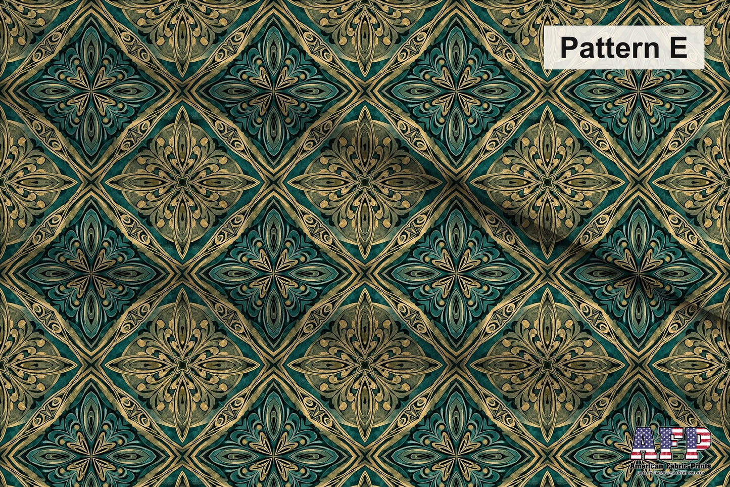 Arabesque Teals Fabric Bundle Set - Shop now at American Fabric Prints