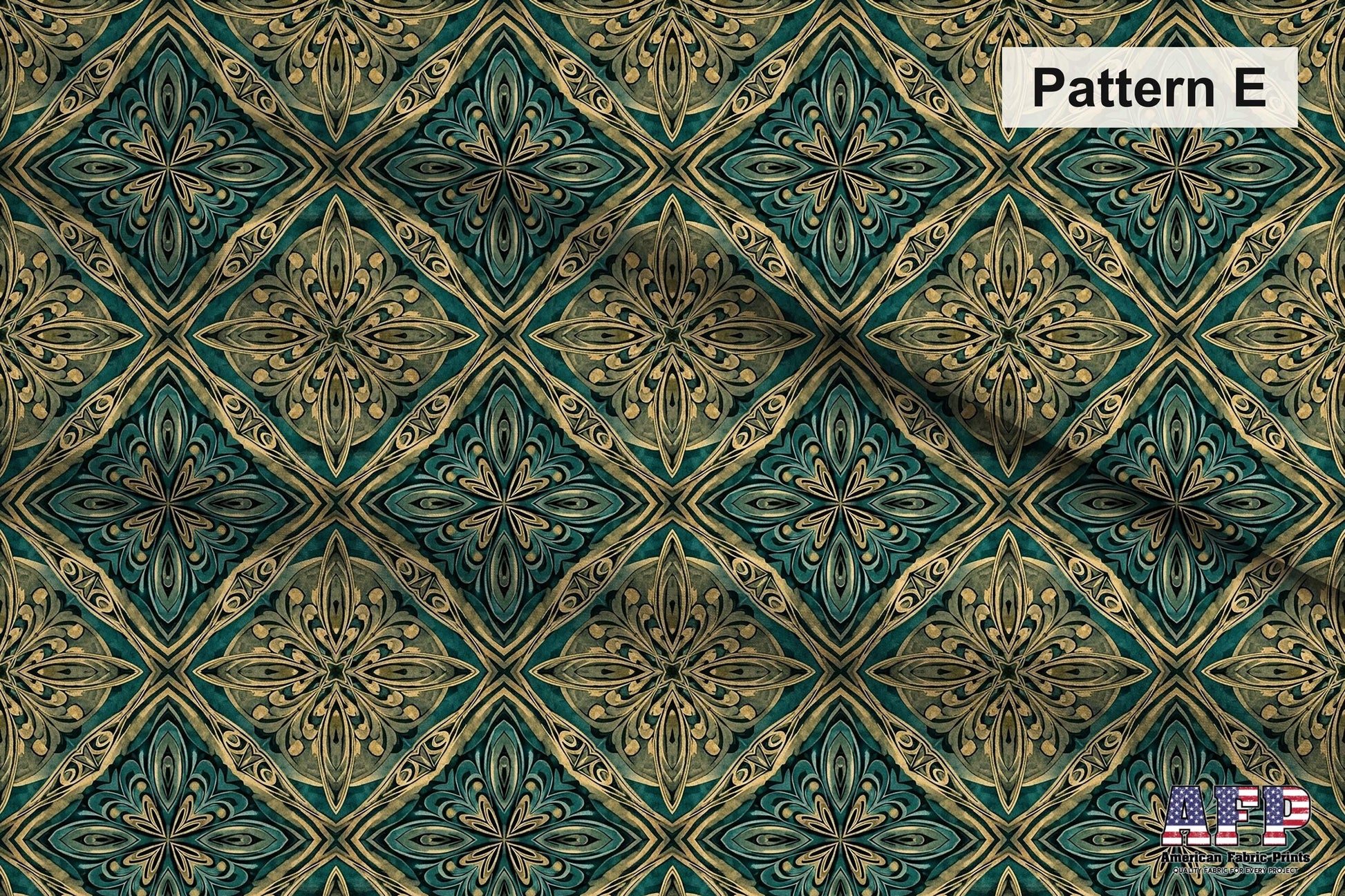 Arabesque Teals Fabric Bundle Set - Shop now at American Fabric Prints