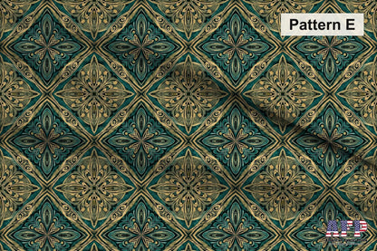 Arabesque Teals Fabric Bundle Set - Shop now at American Fabric Prints
