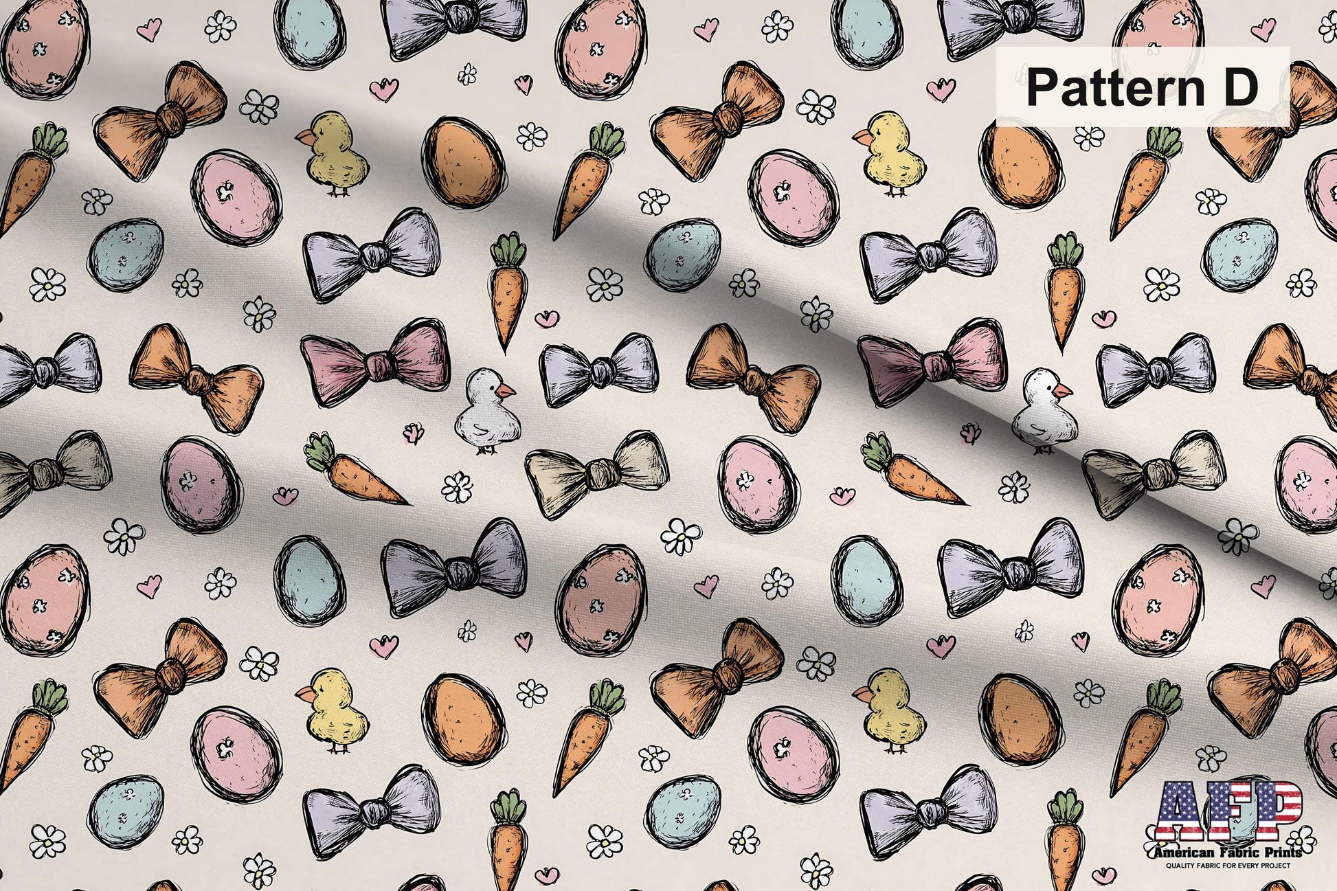 Sketch Easter Fabric Bundle Set - Shop now at American Fabric Prints