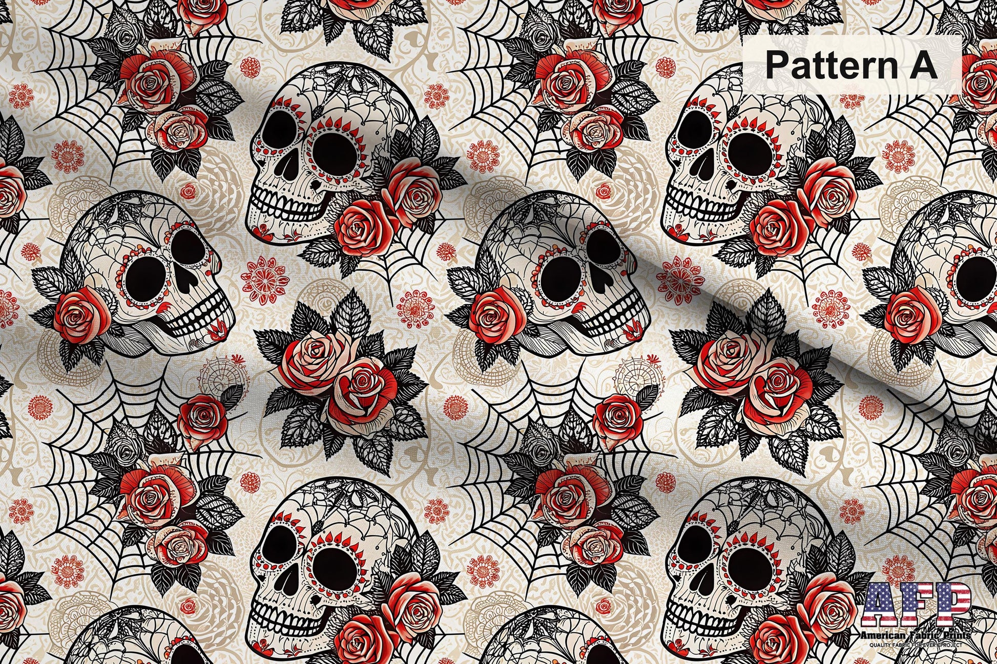 Playful Gothic Skulls Fabric Bundle Set - Shop now at American Fabric Prints