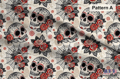 Playful Gothic Skulls Fabric Bundle Set - Shop now at American Fabric Prints