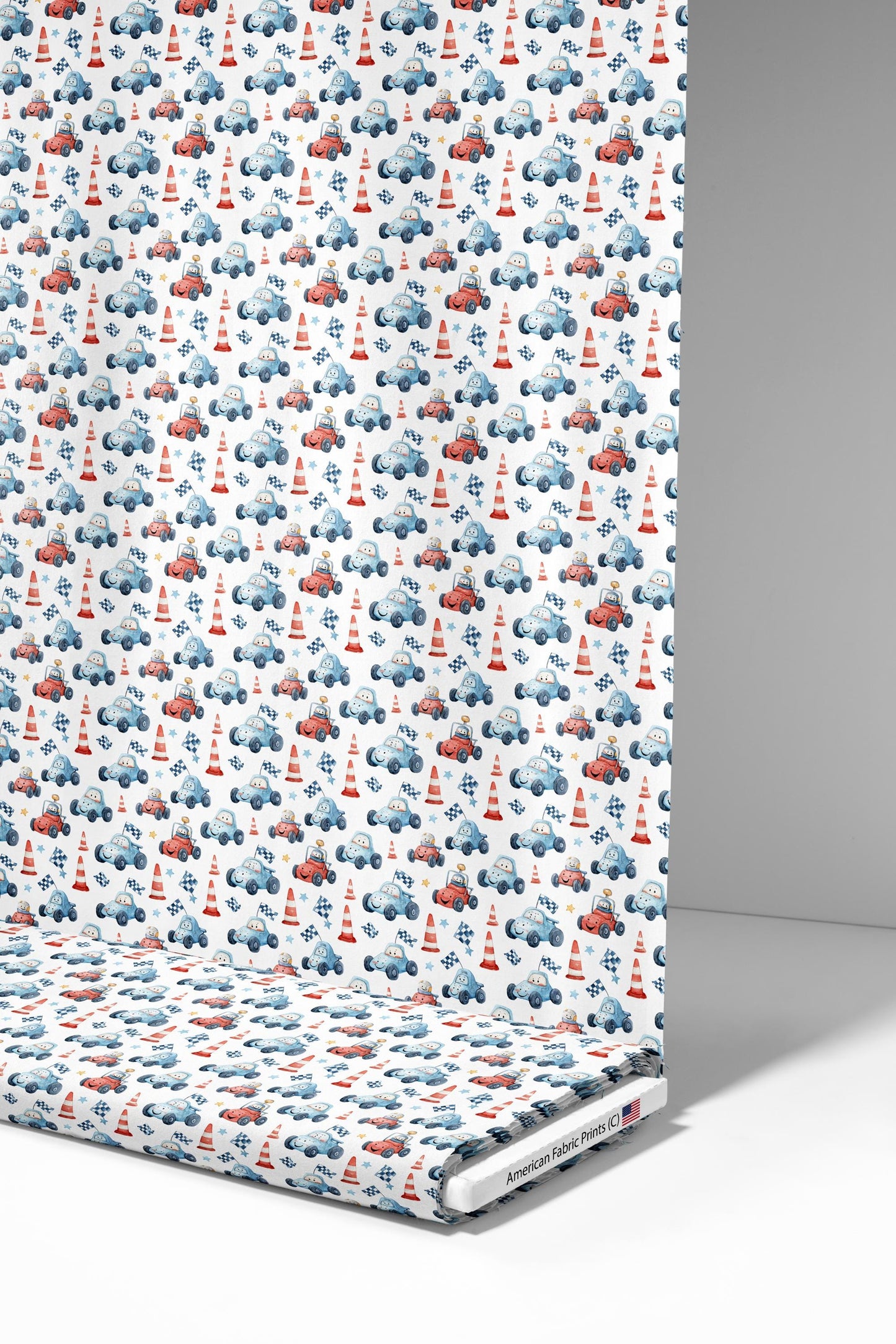 Silly Racers Fabric - Shop now at American Fabric Prints