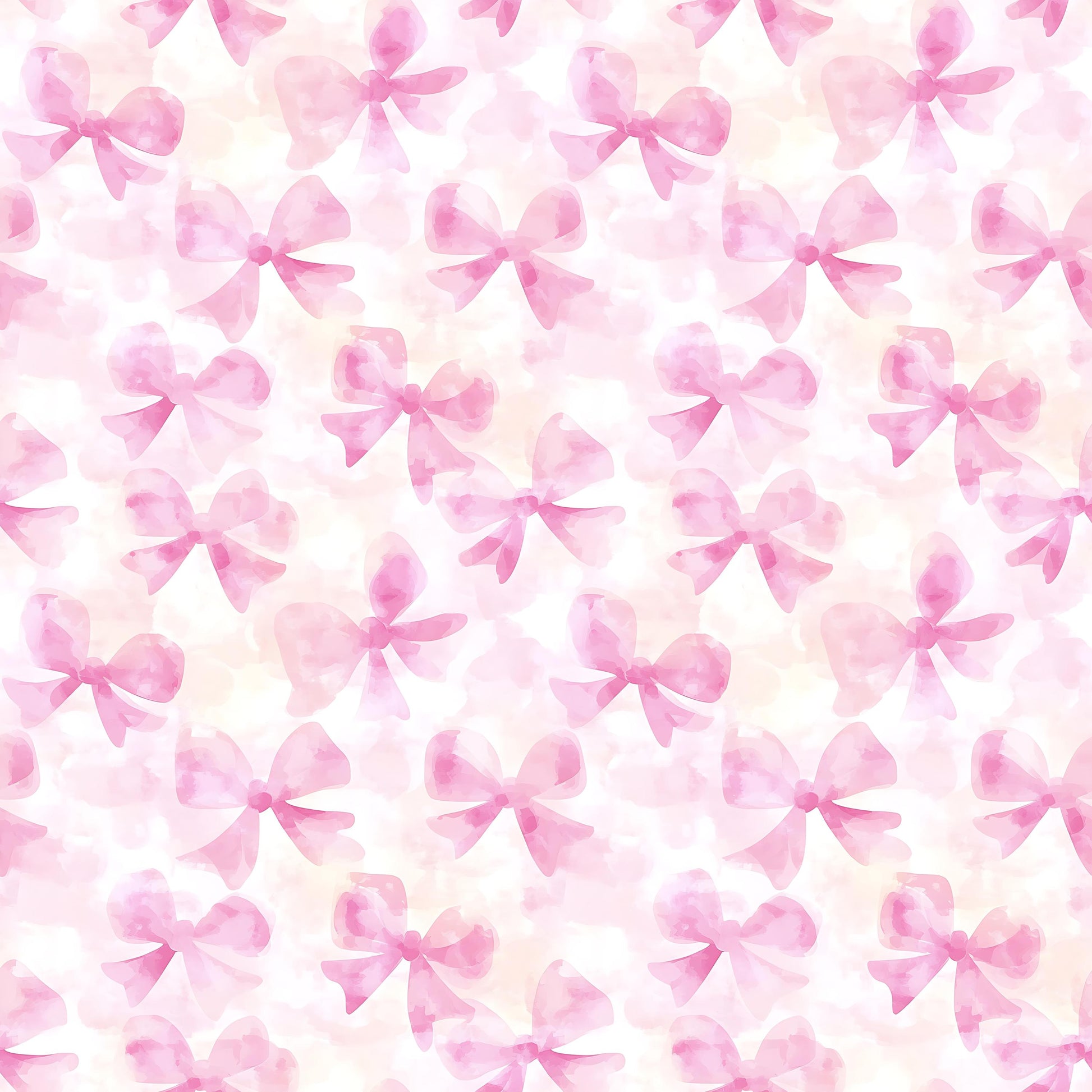 Preppy Watercolor Coquette Fabric - Shop now at American Fabric Prints