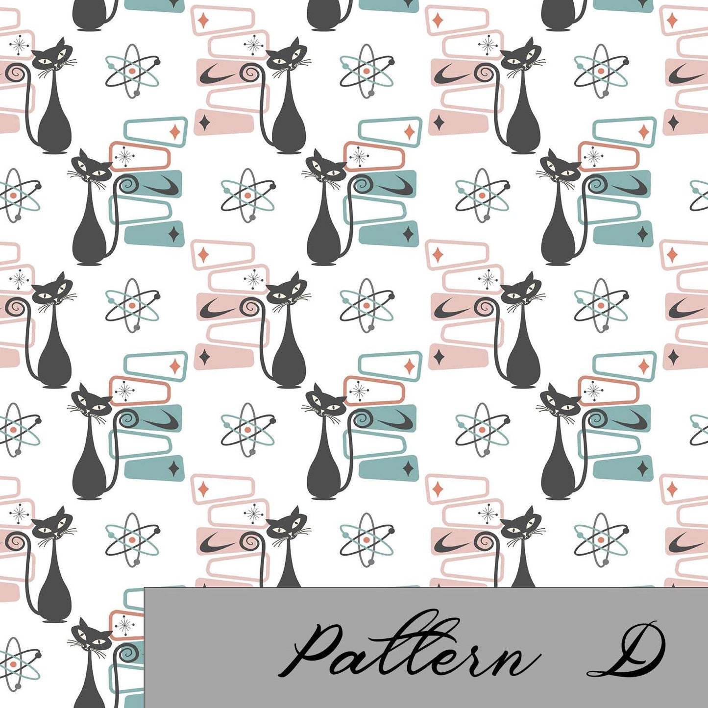 Atomic Cats Quilt Fabric. Choose Your Patterns. Shop now at American Fabric Prints.