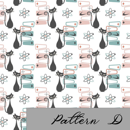 Atomic Cats Quilt Fabric. Choose Your Patterns. Shop now at American Fabric Prints.