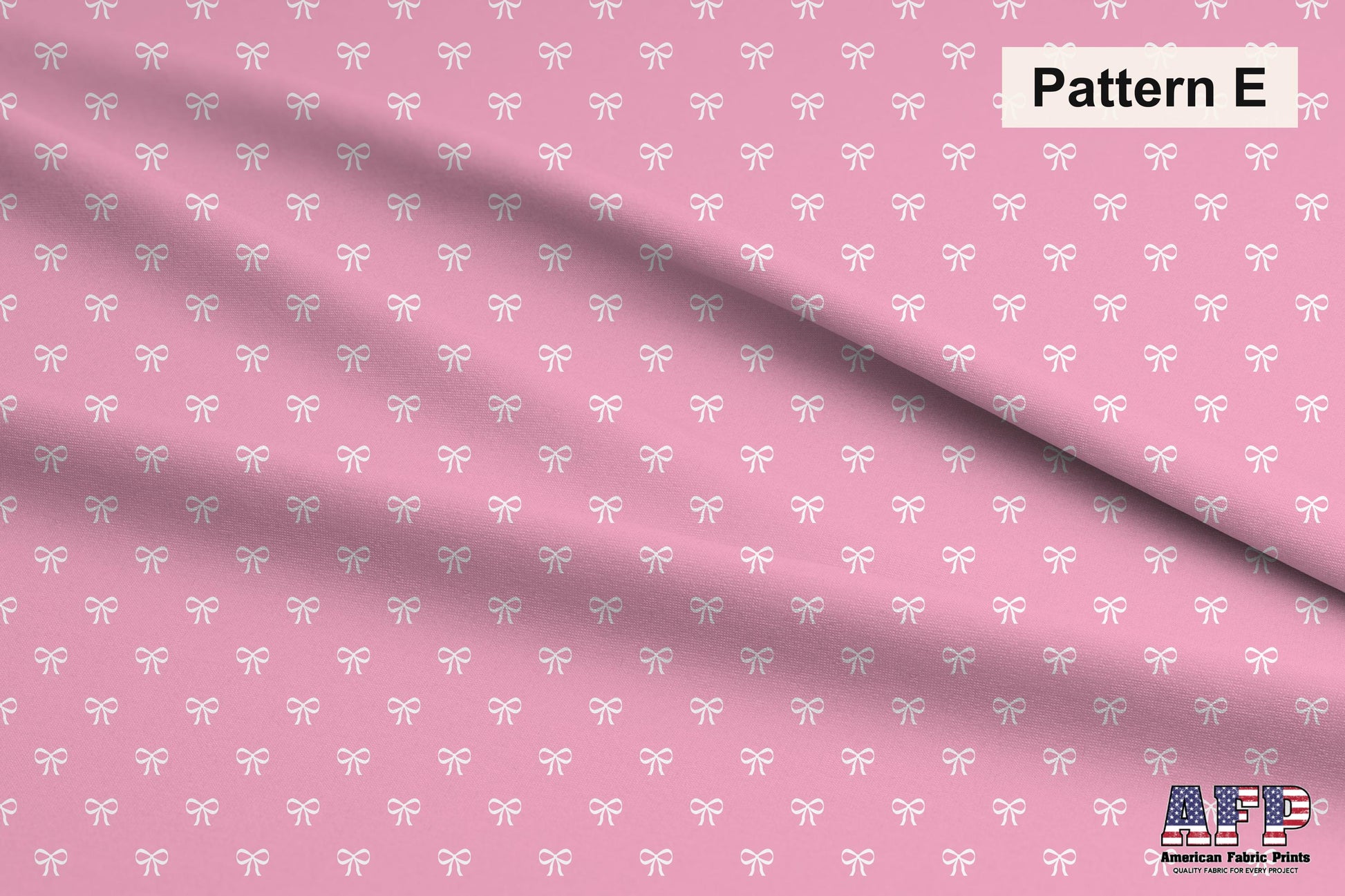 Baby Pink 2 Fabric Collection. Choose Your Patterns or select them all for a coodinated set. Pattern E Shown. Shop now at American Fabric Prints.