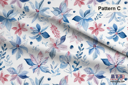 Watercolor Christmas Fabric Bundle Set - Shop now at American Fabric Prints