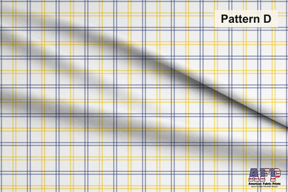 Lemon Plaid 3 Fabric Bundle Set - Shop now at American Fabric Prints