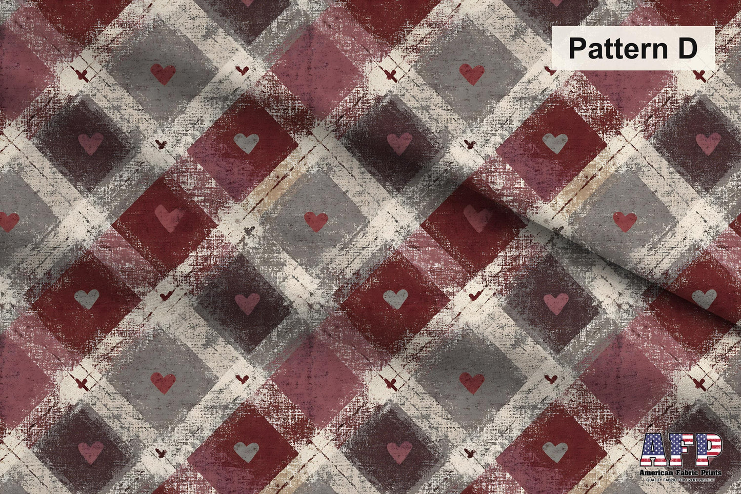 Rustic Farmhouse Valentines Fabric Bundle Set - Shop now at American Fabric Prints