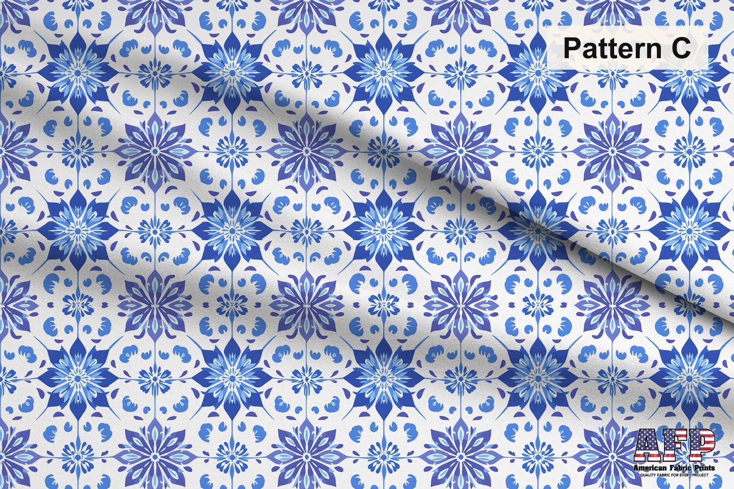 Floral Tile Fabric Bundle Set - Shop now at American Fabric Prints